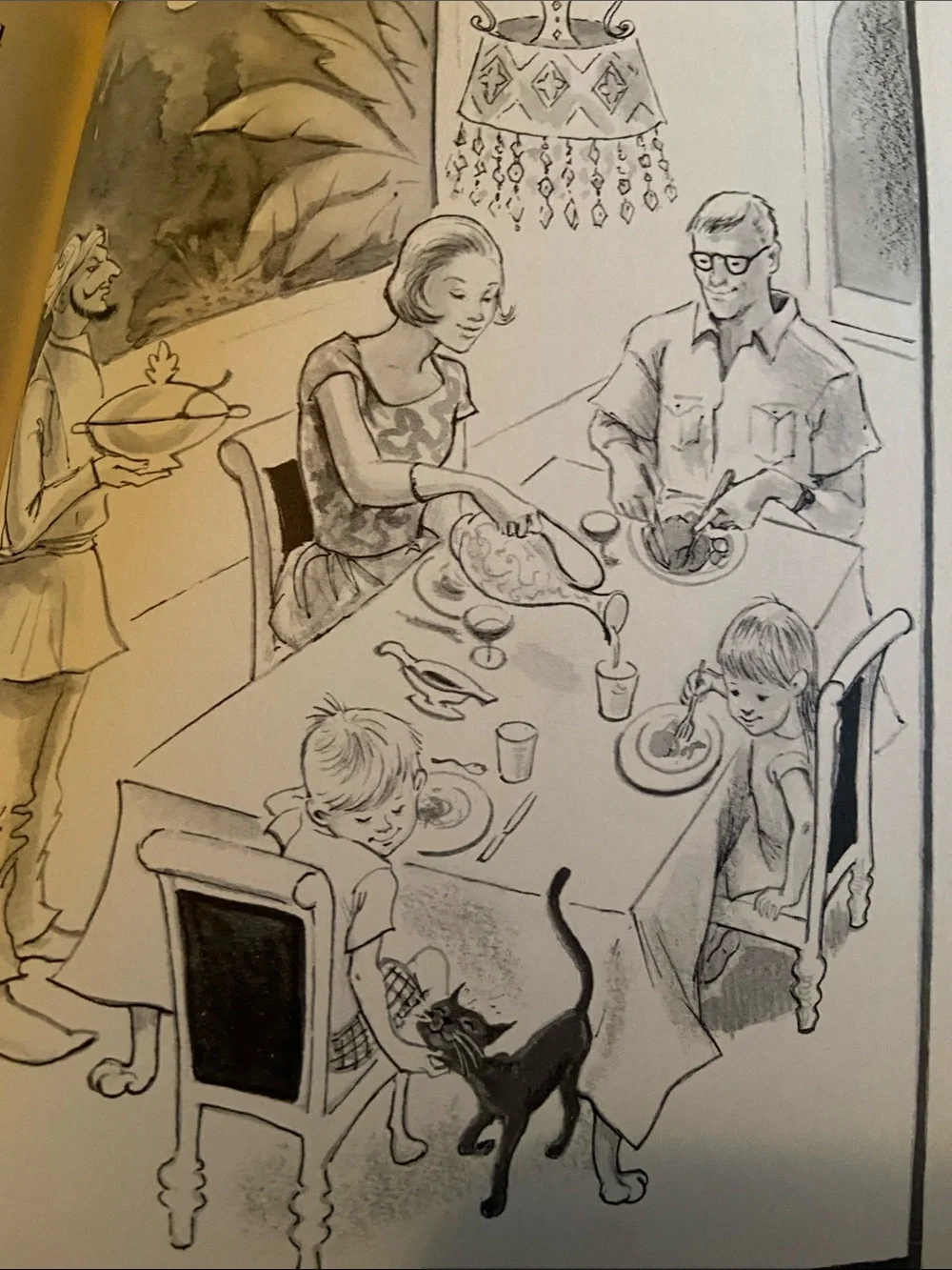 Vintage 1st edition 60s 1960s RETRO Cat book Pinky in Persia Boyle Pink green MC